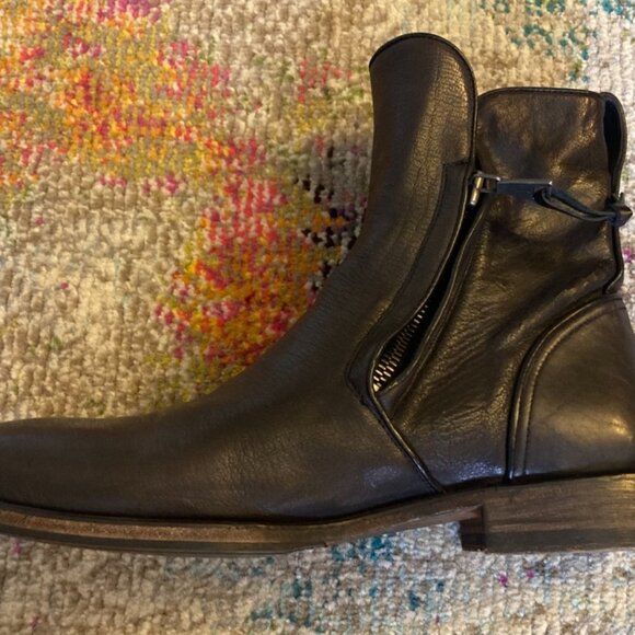 John Varvatos Dual Zip Regent Boots main image 4